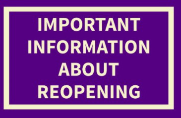 Reopening information