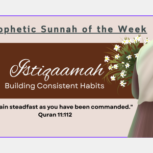 Sunnah of the Week (48) – Istiqaamah